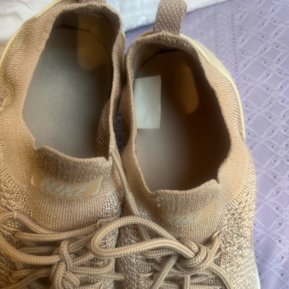 Nike Light Tan Knit Sneakers - Picture 8 of 10